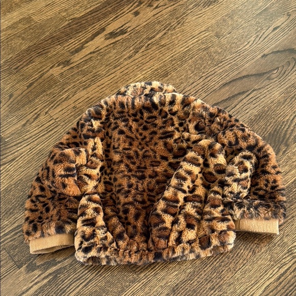 Leopard Print Faux Fur Jacket - Picture 5 of 5